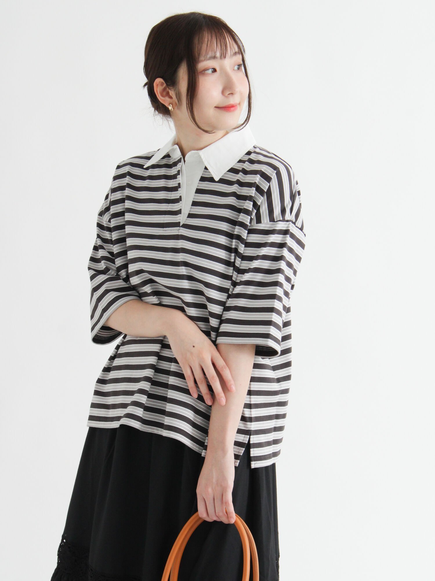 【SALE／60%OFF】Te chichi TERRASSE マルチボーダーラガーシャツ《2025autumn catalog item》 テチチ ..