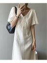 【SALE/30%OFF】Aimoon パフスリーブ ワンピース ロングワンピ ミニミニストア ワンピース・ドレス その他のワンピース・ドレス ブラック ホワイ...