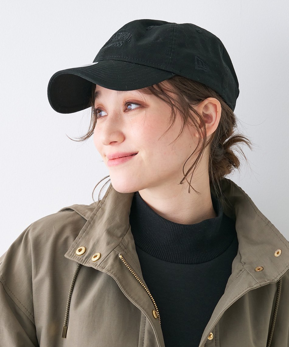 ニューエラ MICA&DEAL 【MICA*NEW ERA】 "WELLNESS"ロゴコラボレーションCAP マイカアンドディール 帽子 キャップ ブラック ベージュ【送料無料】