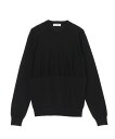 JIL SANDER クルーネックセーター ジル サンダー トップス ニット ブラック ネイビー ブルー【送料無料】