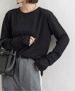 JOURNAL STANDARD 《追加》クルーネックシアーロングTシャツ ジャーナル スタンダード トップス カットソー・Tシャツ ホワイト ブラック ベージュ ブラウン ピンク【送料無料】(4)