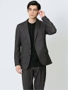 【SALE/30%OFF】TAKA-Q TechMove スリムフィット 2ボタンジャケット 組織茶(セットアップ可能) メンズ セットアップ ジャケット ビジ...
