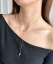 【SALE/17%OFF】iso Y字スライダードロップネックレス アウトフィッターラボ アクセサリー・腕時計 ネックレス シルバー ゴールド