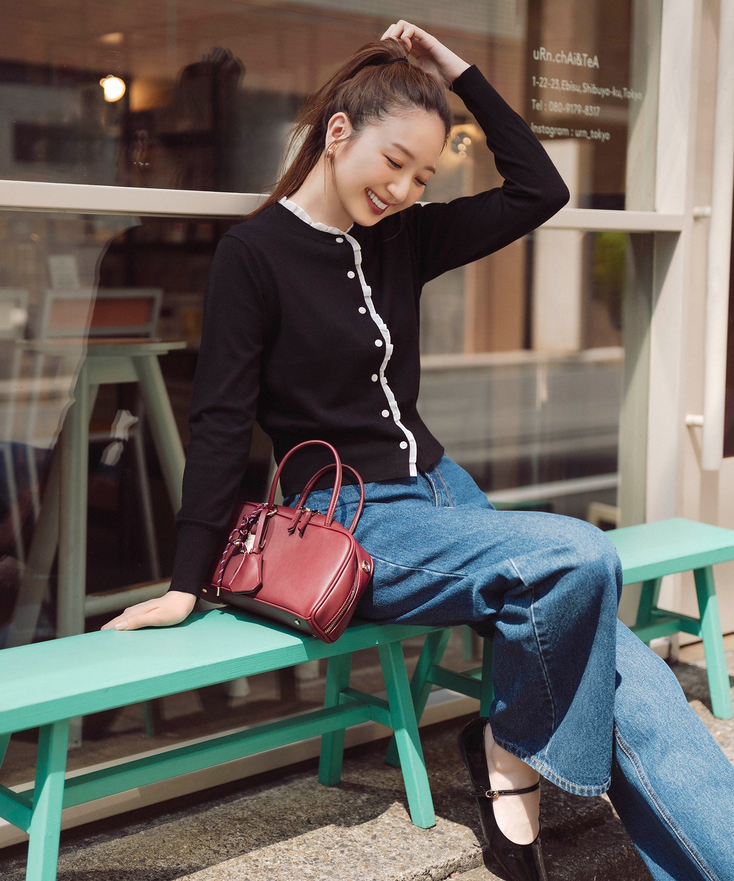 NATURAL BEAUTY BASIC フリルトリムカーディガン ナチュラルビューティベーシック トップス カーディガン ホワイト【送料無料】のサムネイル