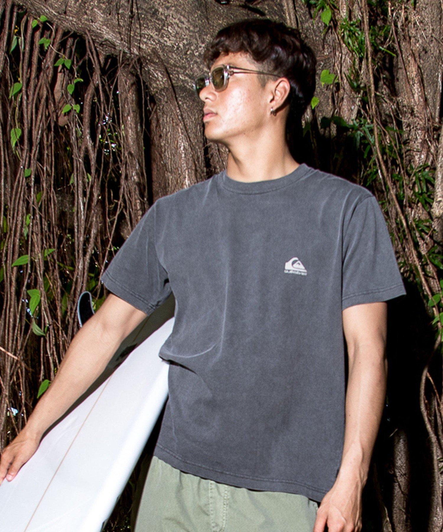 QUIKSILVER ANIMAL SURFER ST 【2026年夏モデル】 クイックシルバー トップス カットソー・Tシャツ ホワイト ブラック