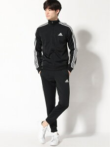 adidas Sports Performance PRIMEGREEN エッセンシャルズ 3ストライプス トラックスーツ [Primegreen Essentials 3-Stripes Track Suit] アディダス アディダス パンツ ジャージ・スウェットパンツ ブラック ネイビー【送料無料】