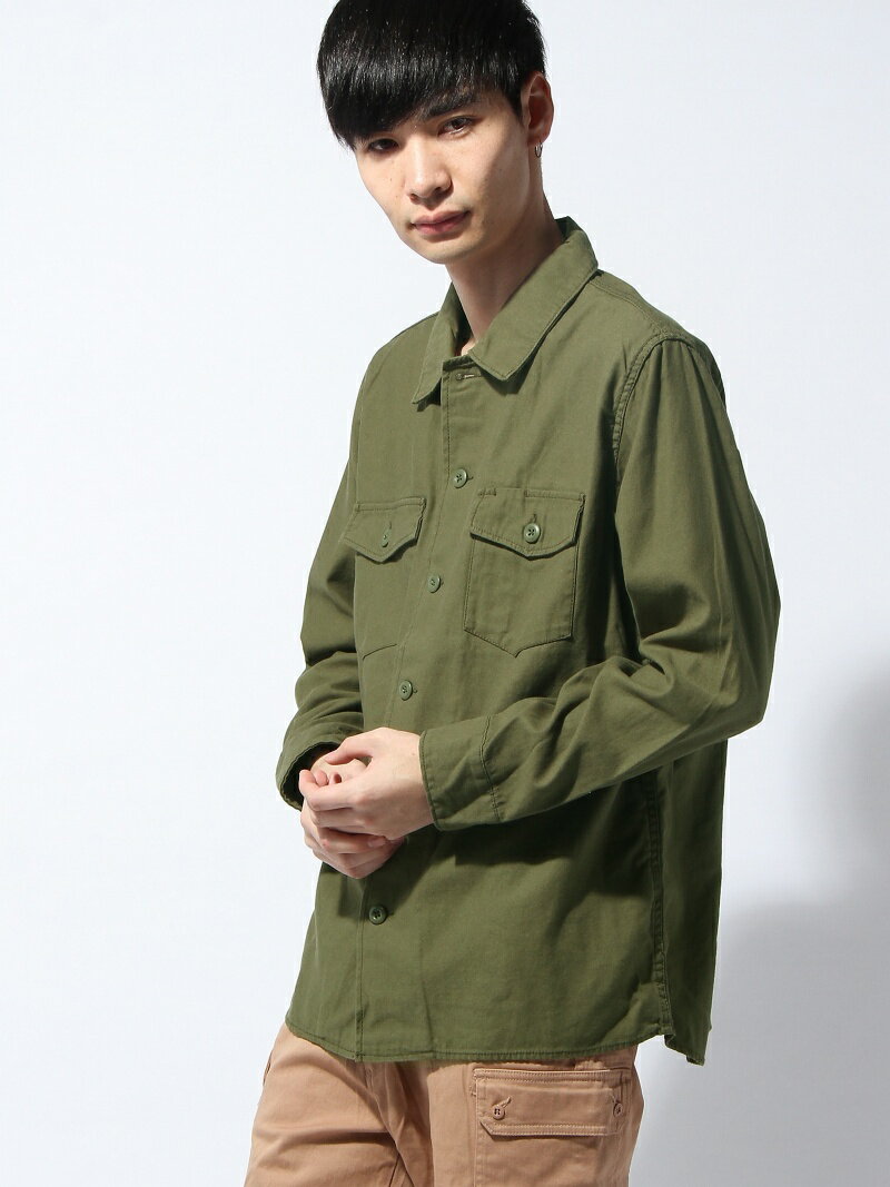 【SALE／50%OFF】VIBGYOR SELECT アーミーシャツ ヴィブジョー シャツ/ブラウス 長袖シャツ ネイビー カーキ