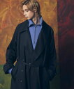 MAISON SPECIAL Lyocell Twill Chambray Prime-Over Ulster Coat ]XyV WPbgEAE^[ `FX^[R[g ubN J[L uEyz