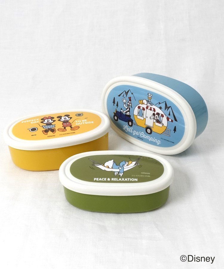 212 KITCHEN STORE 抗菌入れ子式シール容器 3Pセット ＜Disney＞ トゥーワントゥーキッチンストア 福袋・ギフト・その他 その他 レッドのサムネイル