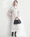 【SALE/60%OFF】TIARA ギャザーコート ティアラ ジャケット・アウター その他のジャケット・アウター ベージュ グリーン【送料無料】