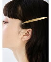 To b. by agnes b. ロゴバレッタ アニエスベー ヘアアクセサリー バレッタ・ヘアクリップ・ヘアピン ゴールド【送料無料】