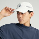 PUMA メンズ ゴルフ ラインメッシュ ジェット キャップ プーマ 帽子 キャップ ホワイト
