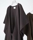 URBAN RESEARCH ウールカシミヤリバーポンチョ アーバンリサーチ ジャケット・アウター ポンチョ ブラウン カーキグリーン【送料無料】