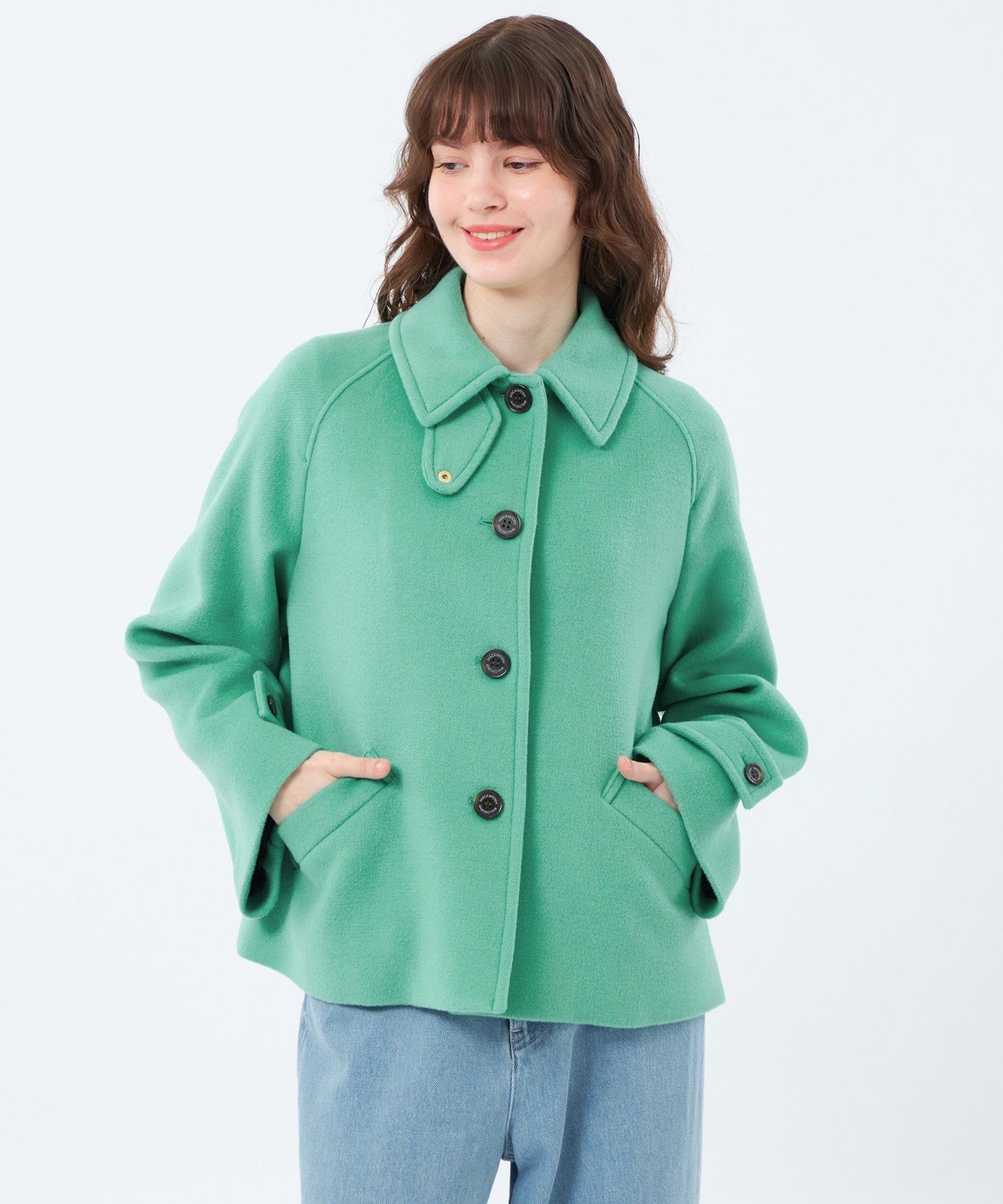 MACKINTOSH PHILOSOPHY 【WELBURY SHORT(ウェルベリーショート)】ウールメルトン マッキントッシュ フィロソフィー ジャケット・アウター その他のジャケット・アウター ホワイト グレー ブラウン ネイビー【送料無料】のサムネイル