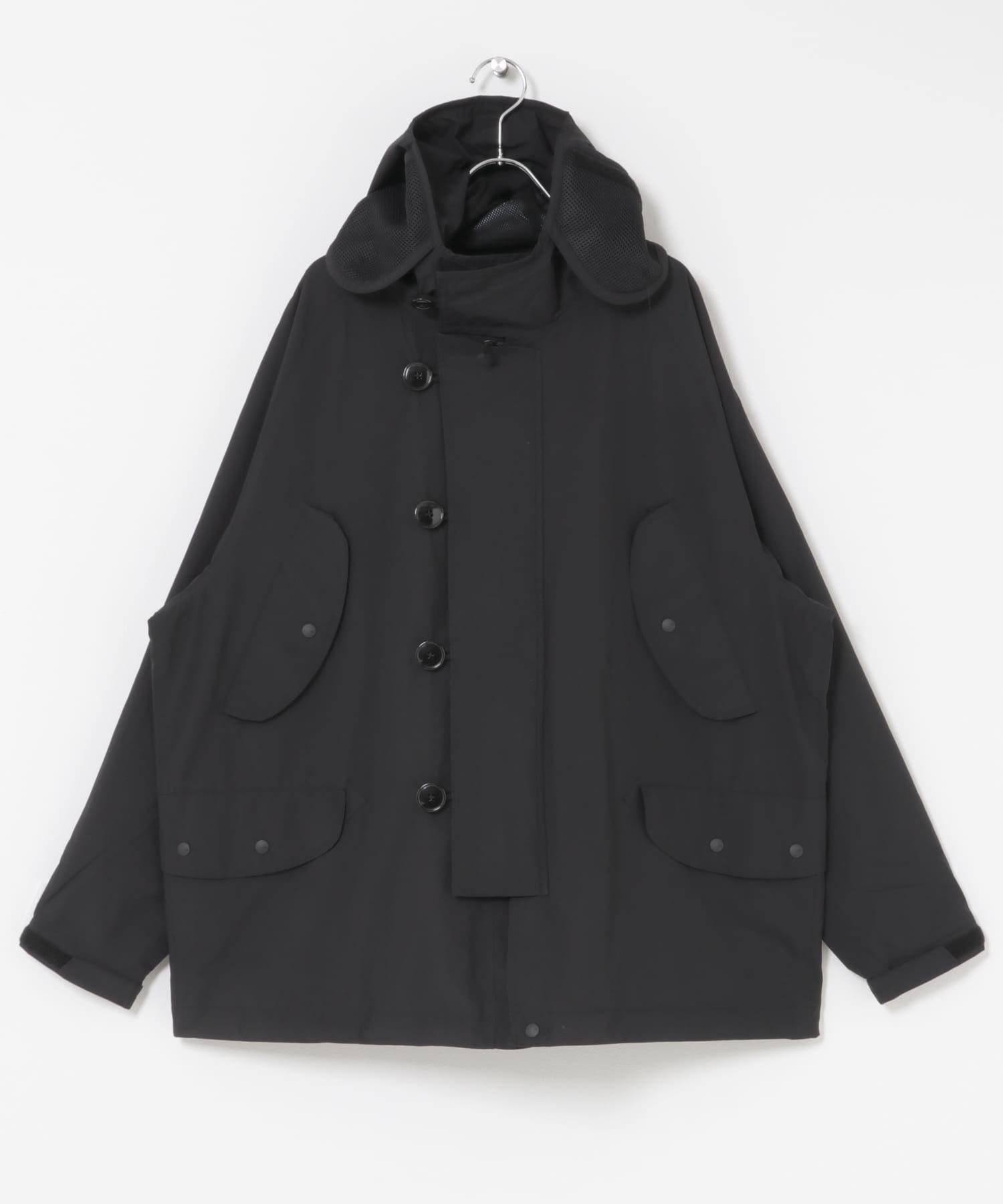 URBAN RESEARCH BUYERS SELECT DAIWA PIER39 WINDSTOPPER FLIGHT PARKA ユーアールビーエス ジャケット・アウター ナイロンジャケット ブラック【送料無料】