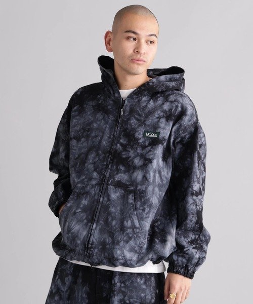 GSC MENS SELECT MANASTASH/マナスタッシュ TIE DYE CHILLIWACK HOODIE (MENS) ゴースローキャラバン トップス シャツ・ブラウス ネイビー