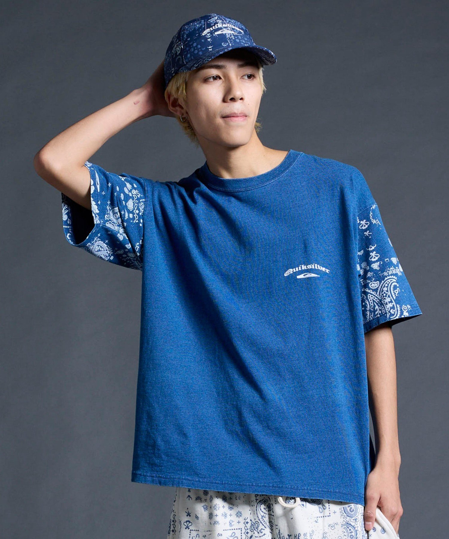 QUIKSILVER MERCURY PAISLEY SLEE 【2026年夏モデル】 クイックシルバー トップス カットソー・Tシャツ ホワイト