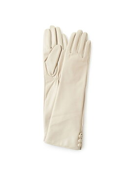 【SALE/60%OFF】ROPE' レザーロンググローブ ロペ ファッショングッズ 手袋 ホワイト ブラック【送料無料】