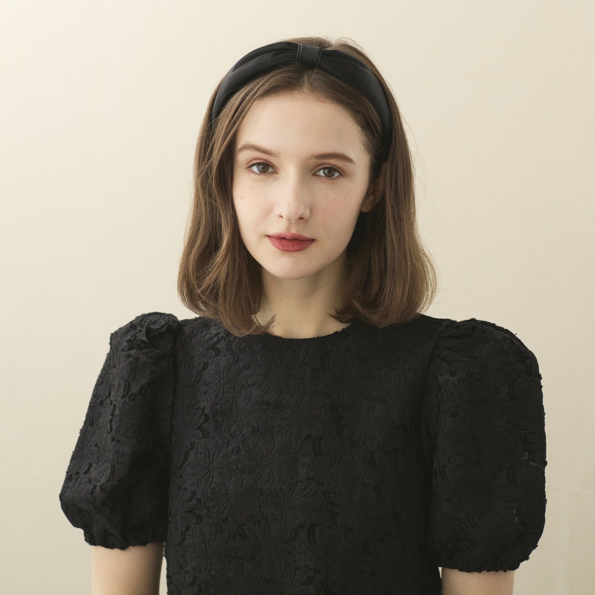 カチューシャ アレクサンドル ドゥ パリ ヘアアクセサリー カチューシャ・ヘアバンド ブラック