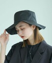 utatane utatane UVハット 完全遮光 100%遮光 帽子 10cmつば 紐付き パッカブルハット ウタタネ 帽子 ハット ブラック