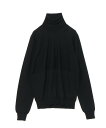 JIL SANDER ハイネックセーター ジル サンダー トップス ニット ブラック【送料無料】