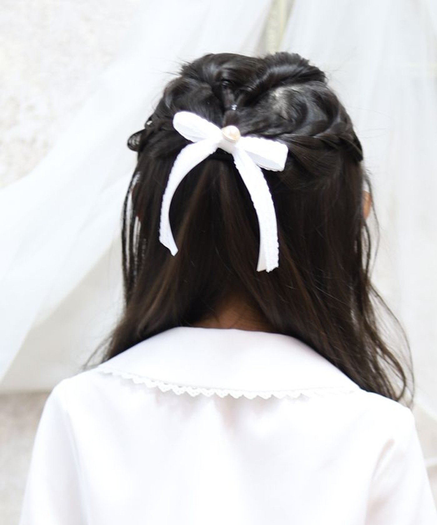 axes femme kids レース*リボンヘアゴムセット アクシーズファム ファッション雑貨 チ