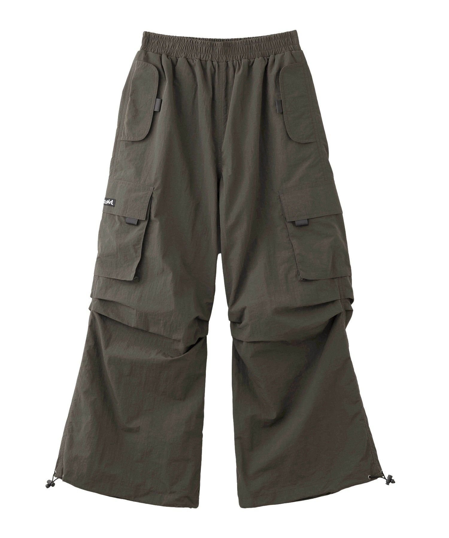 X-girl TECH WIDE CARGO PANTS エックスガール パンツ その他のパンツ ピンク グレー ホワイト