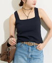 JOURNAL STANDARD 《追加4》スクエアネックニットタンク ジャーナル スタンダード トップス ノースリーブ・タンクトップ ネイビー グレー ベージ...