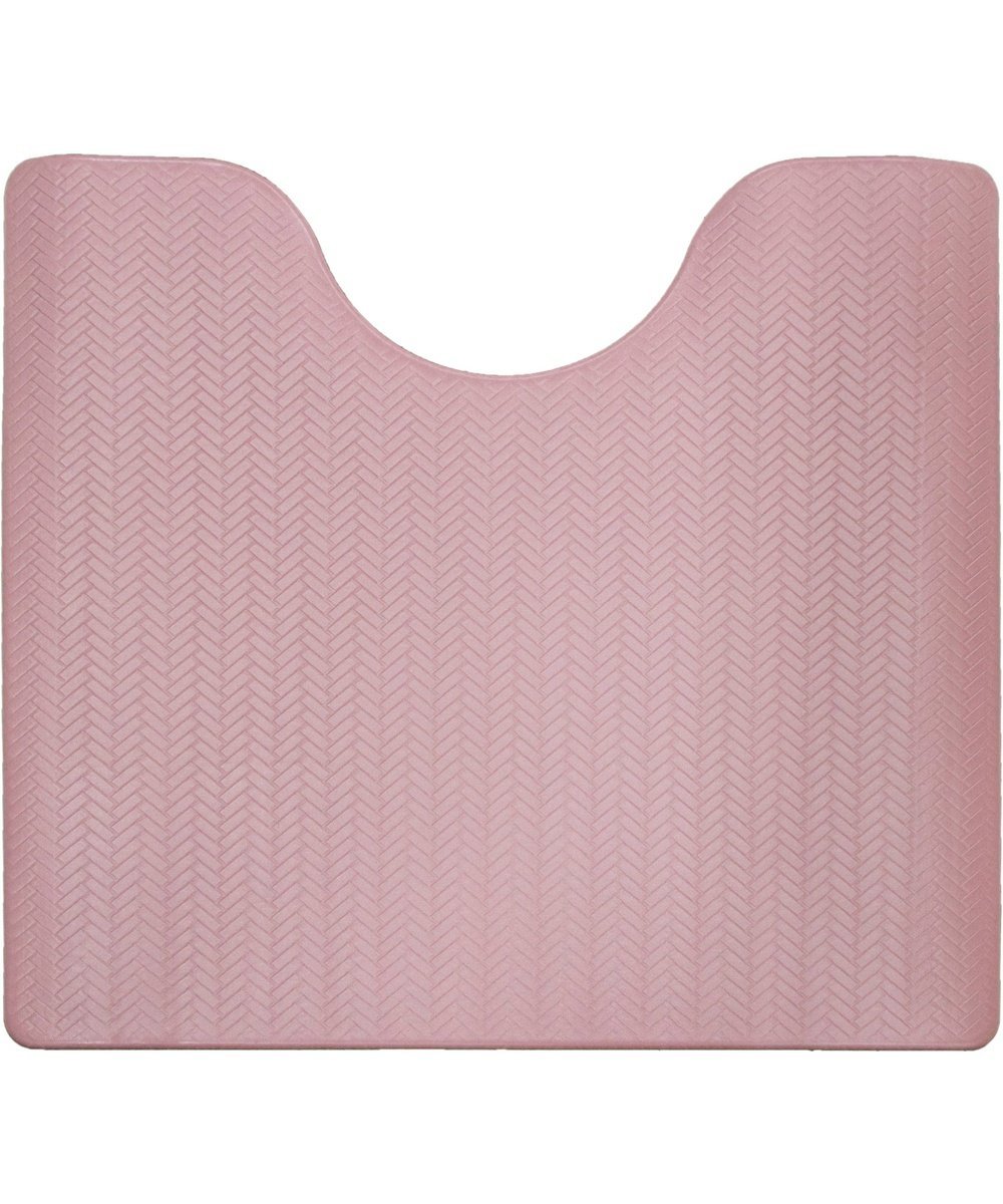 YOKOZUNA CREATION ズボラ 拭けるトイレマット ローラ インテリア・生活雑貨 トイレ用品・バス用品 ピンク ネイビー ブラウン