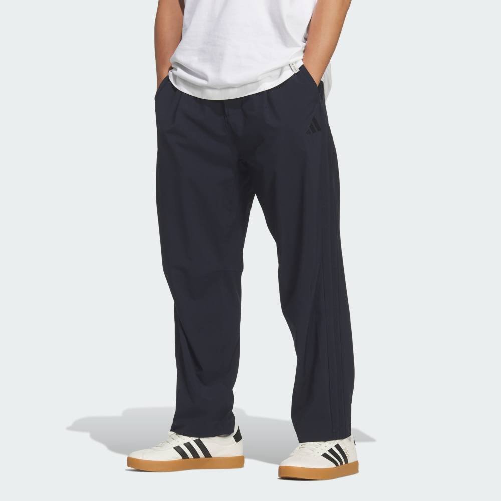 【SALE／20%OFF】adidas 【公式】アディダス adidas 返品可 軽パン ストレッチコミュータールーズテーパードパンツ アディダス パンツ その他のパンツ ブルー【送料無料】
