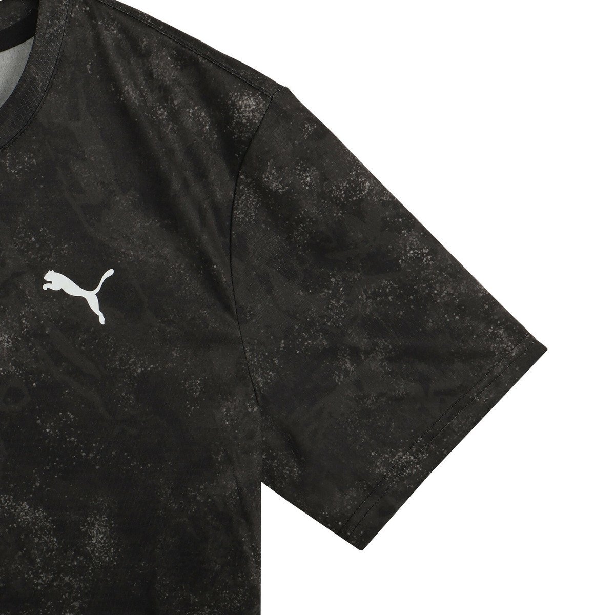 メンズ トレーニング TAD ESS AOP 半袖 Tシャツ M TAD ESSENTIALS AOP TEE プーマ トップス カットソー・Tシャツ ブラック