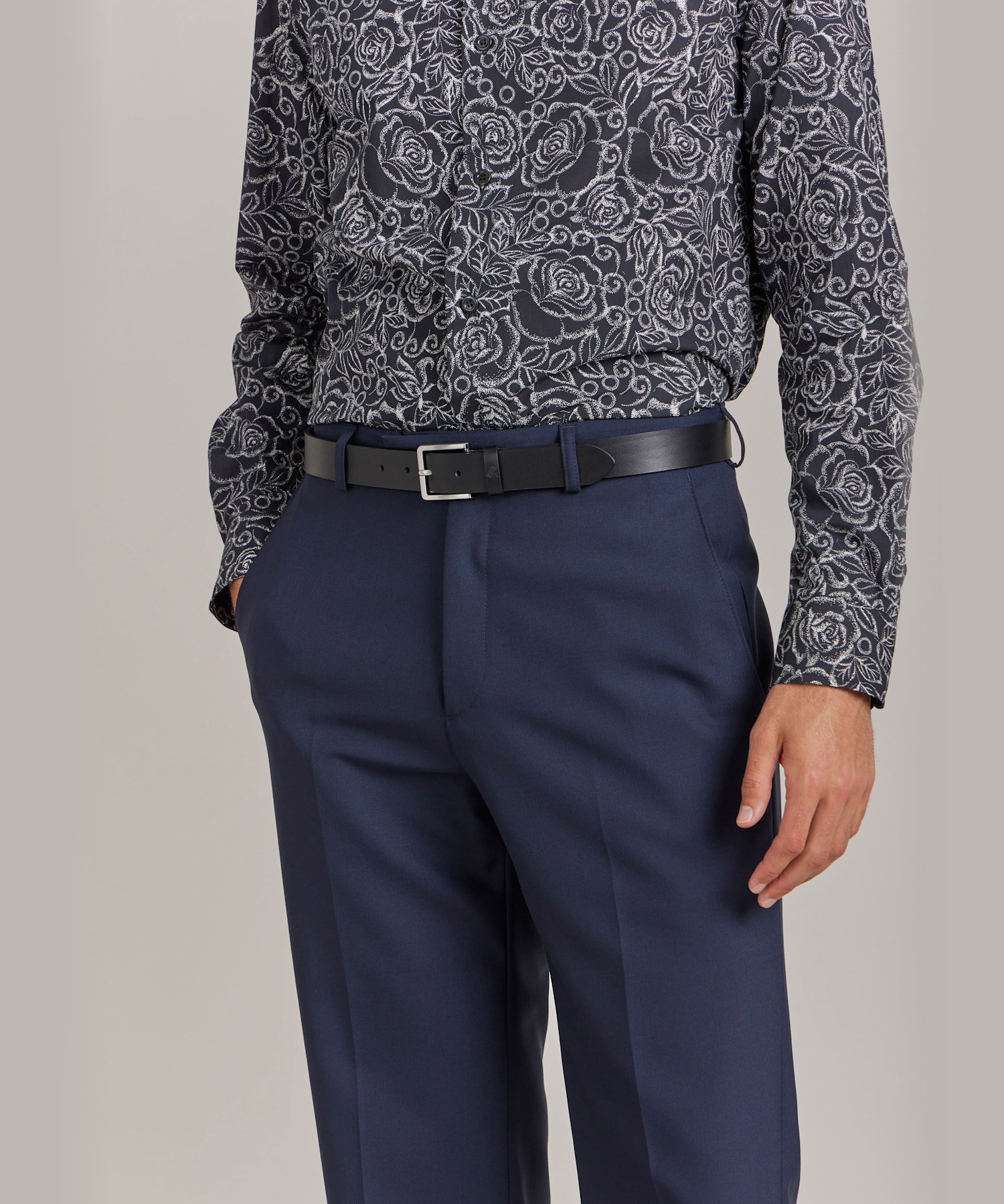 agnes b. HOMME CU01 CEINTURE レザーベルト アニエスベー ファッション雑貨 ベルト ブラック【送料無料】