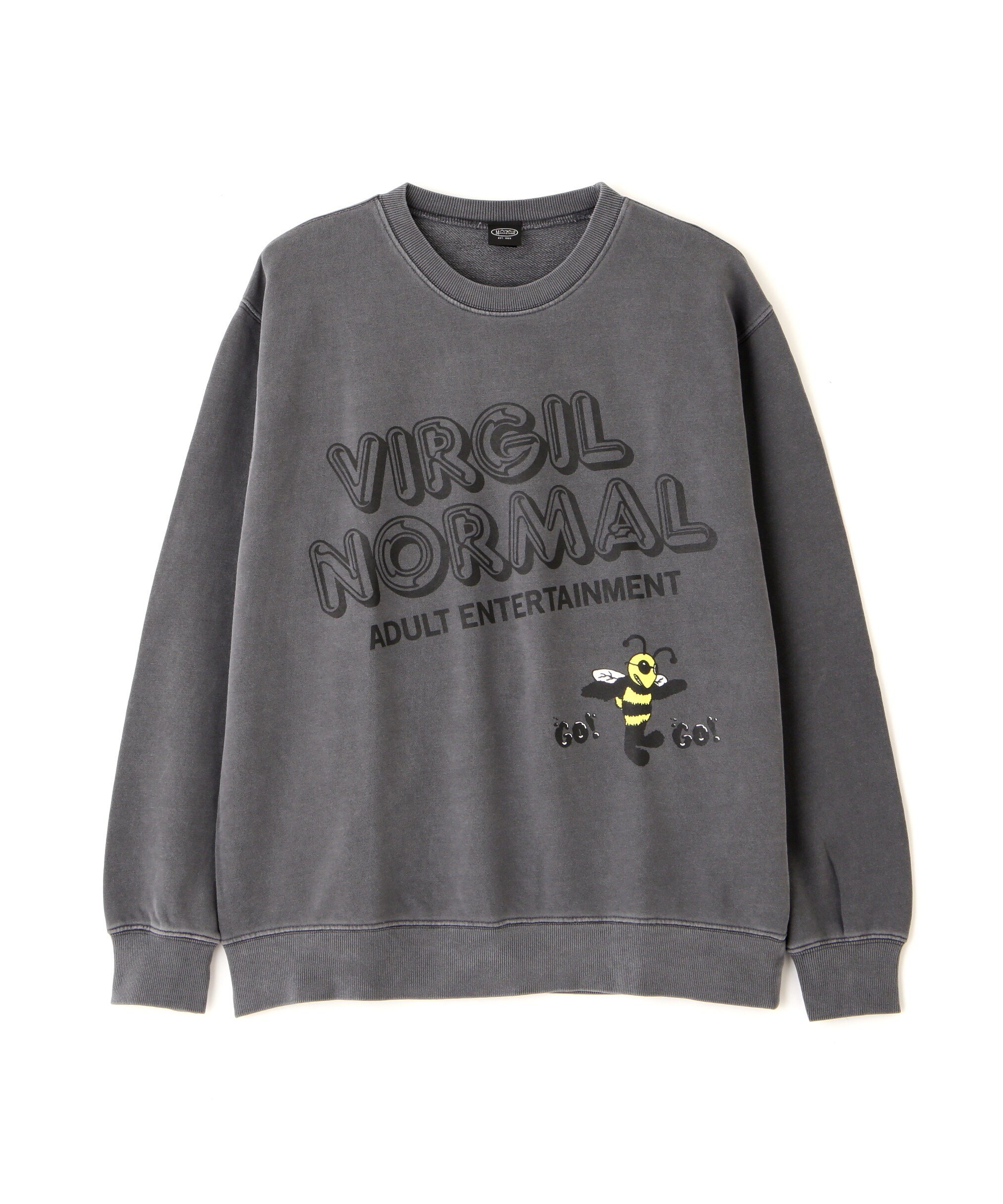 MANASTASH Virgil Normal MANASTASH/ヴァージルノーマル マナスタッシュ/コラボSWEAT マナスタッシュ トップス スウェット トレーナー グレー【送料無料】