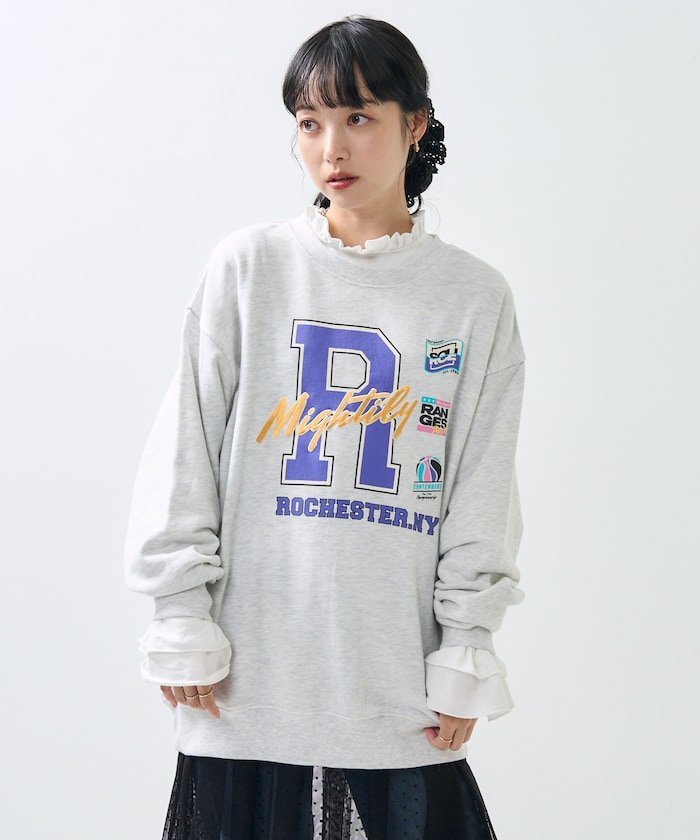 【SALE/30%OFF】FREAK'S STORE スポーツ スウェット フリークスストア トップス スウェット・トレーナー ネイビー グレー【送料無料】