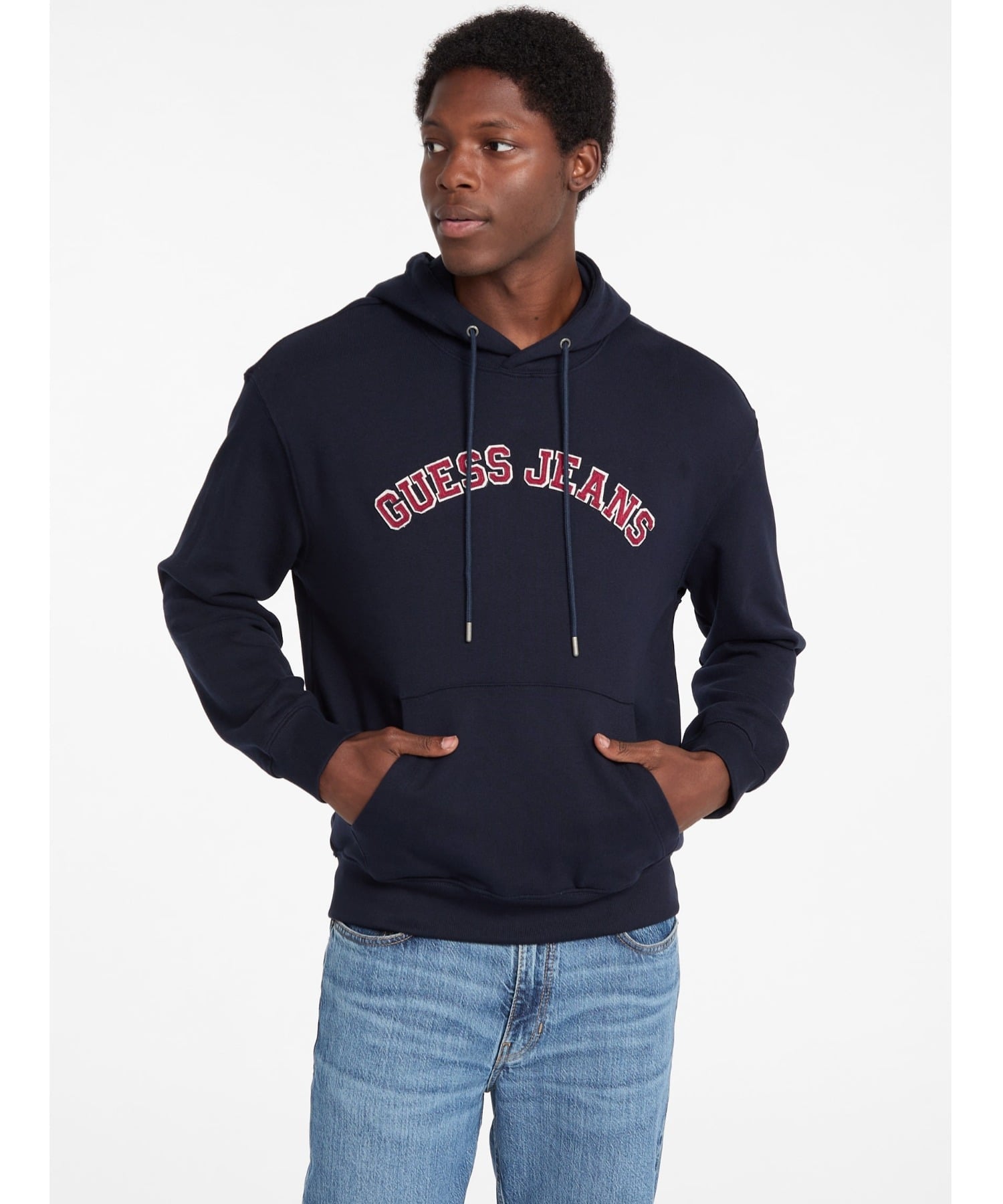 【SALE／30%OFF】GUESS JEANS GUESS JEANSHood Reg Collegiate Sweat パーカー(M)Hood Collegiate Swea..