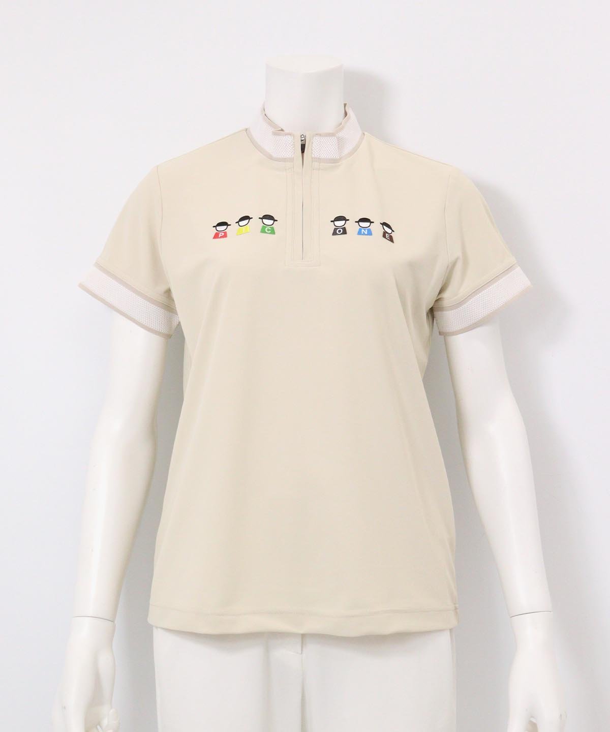 【SALE／40%OFF】Picone Club 【ピッコーネクラブ公式】ハーフジップ速乾プルオーバー ピッコーネクラブ トップス カットソー・Tシャツ ベージュ ピンク ブラック ホワイト【送料無料】