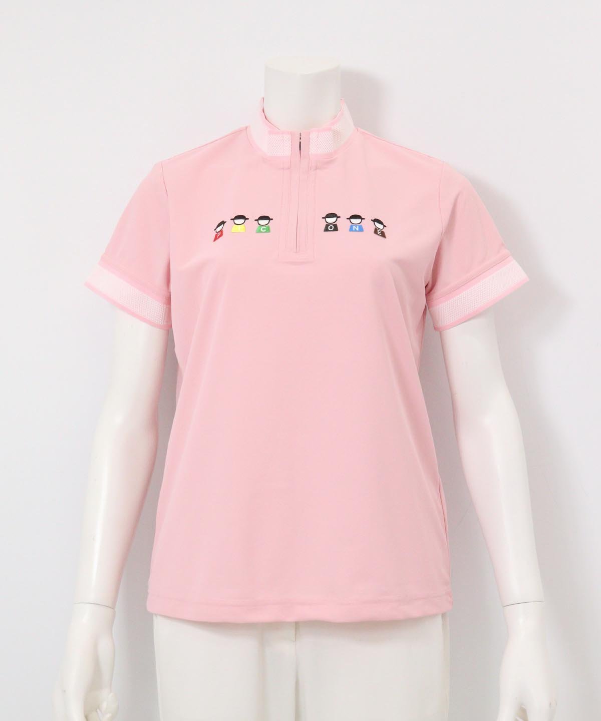 【SALE／40%OFF】Picone Club 【ピッコーネクラブ公式】ハーフジップ速乾プルオーバー ピッコーネクラブ トップス カットソー・Tシャツ ベージュ ピンク ブラック ホワイト【送料無料】