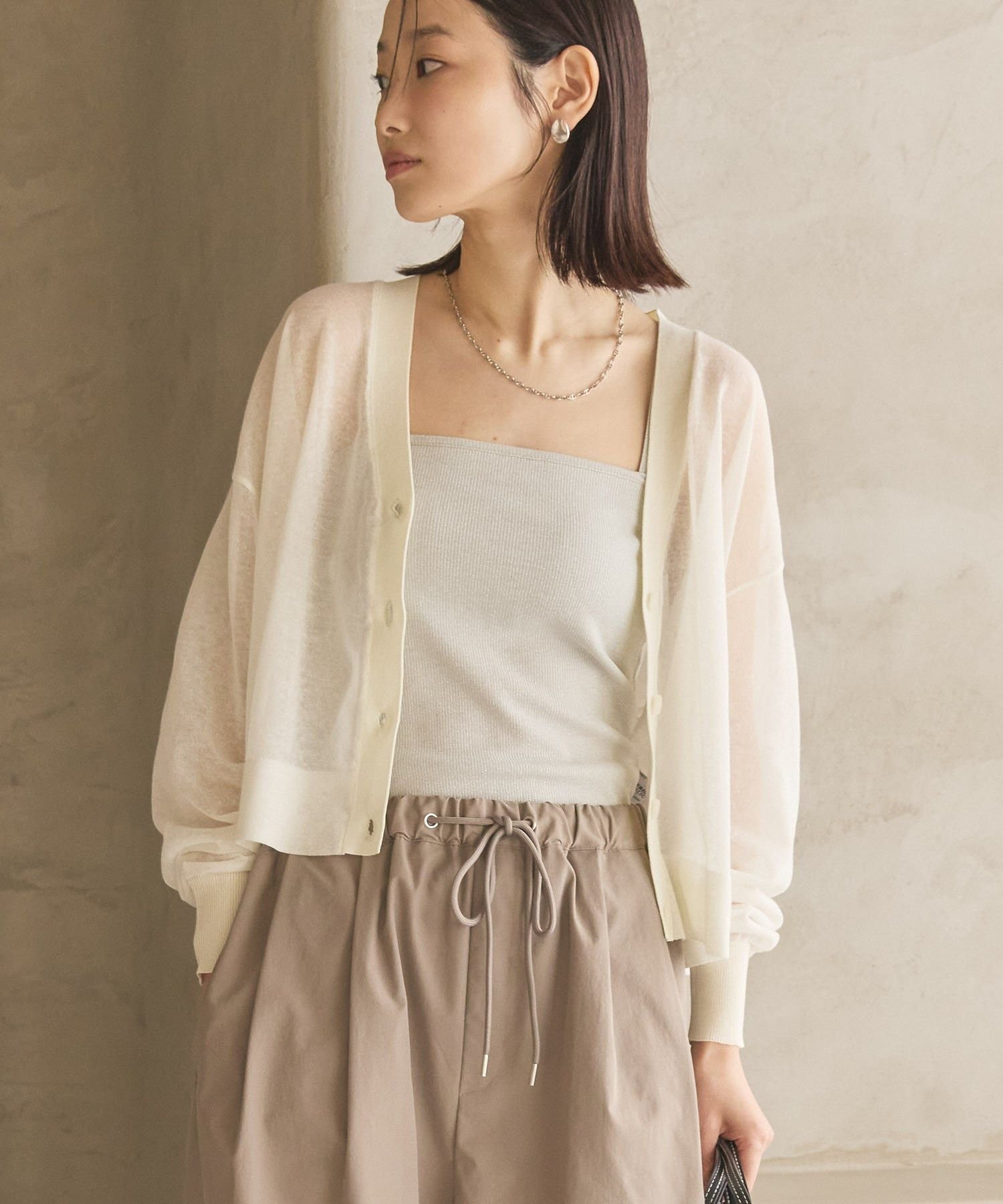 楽天市場】シアーカーディガン(サイズ(S/M/L)L)(レディース 楽天市場】シアーカーディガン(サイズ(S/M/L)L)(レディース