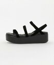 UNITED ARROWS <PIPPICHIC>BEBE プラットフォームサンダル ユナイテッドアローズ シューズ・靴 サンダル ブラック【送料無料】