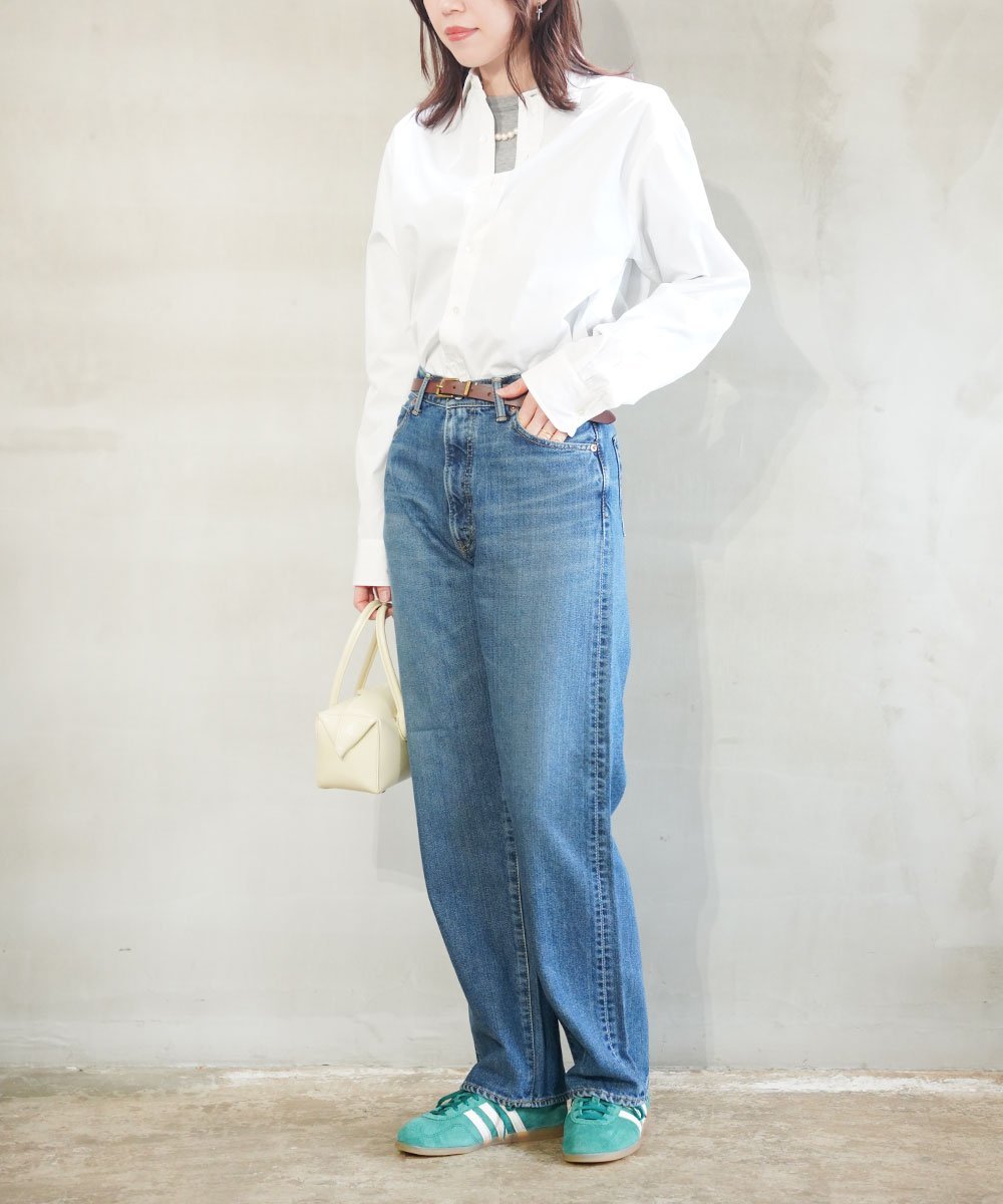 THE SHINZONE ザ シンゾーン ショートペックシャツ SHORT PECK SHIRT ブルーコムブルー トップス シャツ・ブラウス