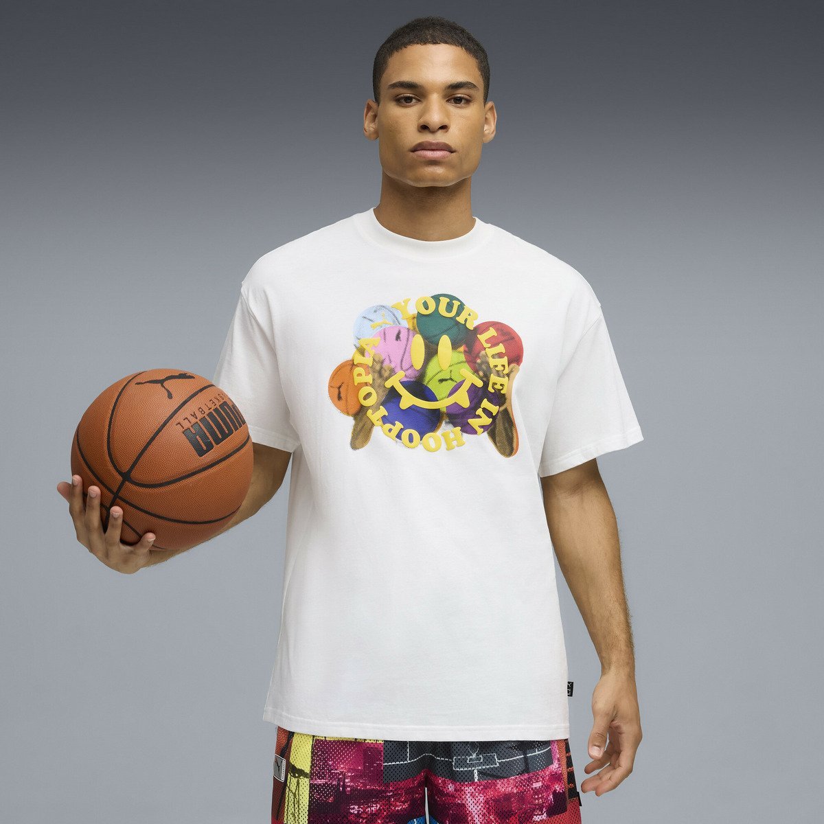 【SALE／30%OFF】PUMA メンズ バスケットボール フートピア イズ ライフ 半袖 Tシャツ プーマ トップス カットソー・Tシャツ ホワイト【送料無料】