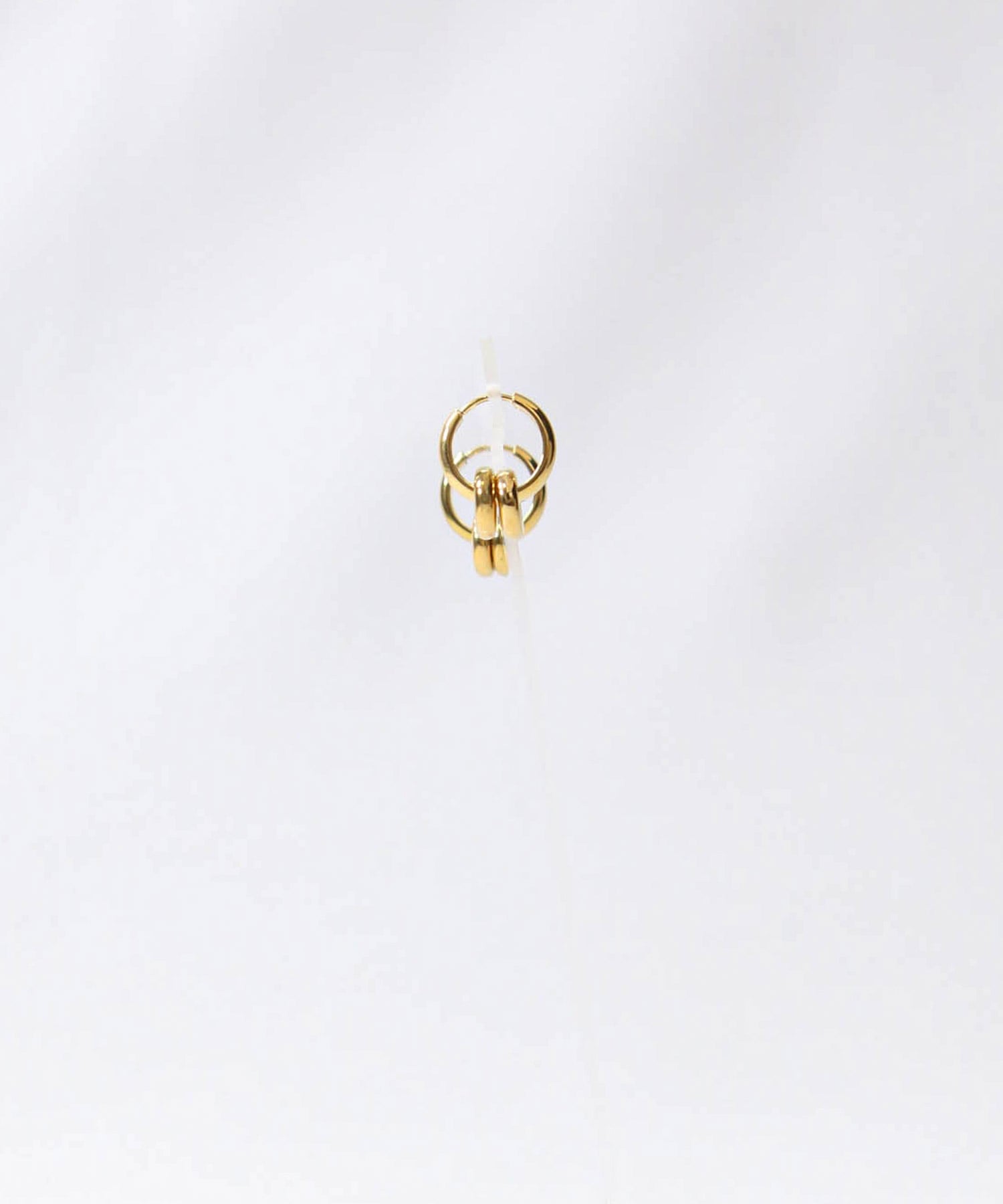 Gready Brilliant Gready Brilliant/(W)Wリングフープピアス グレディブリリアン アクセサリー・腕時計 ピアス ゴールド