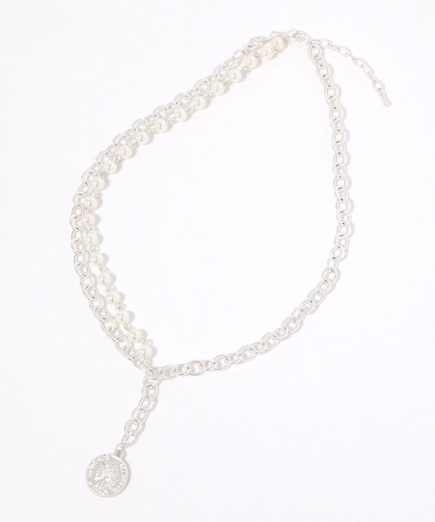 【SALE／50%OFF】GLOBAL WORK パールコインY字ネックレス/646370 グローバルワーク アクセサリー・腕時計 ネックレス シルバー ゴールド stylife-15529851 Rakuten Fashion サンプル画像3