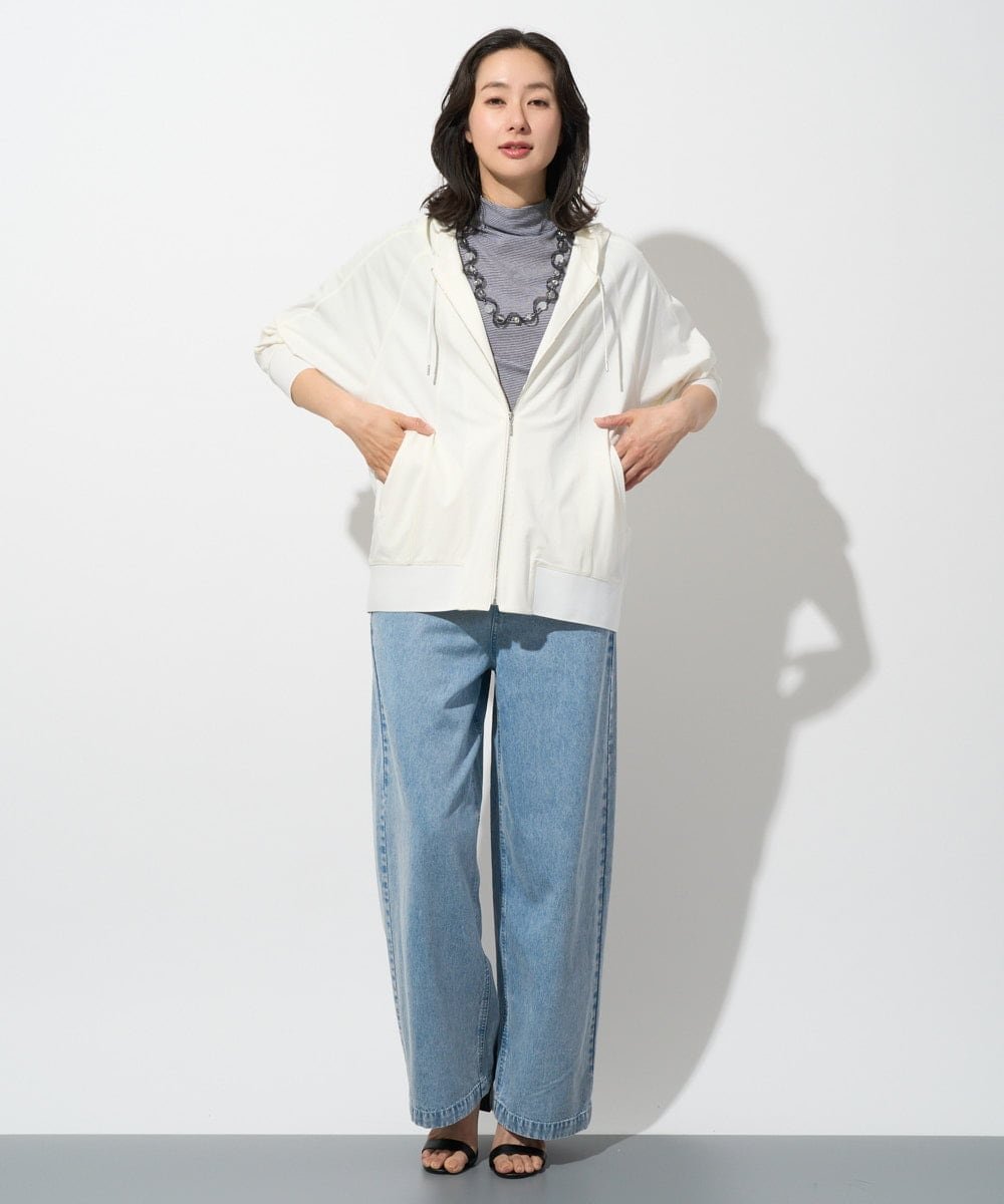 [日本製]ボトルネックセミシアーボーダーカットソー ジョルジュ・レッシュ トップス カットソー・Tシャツ