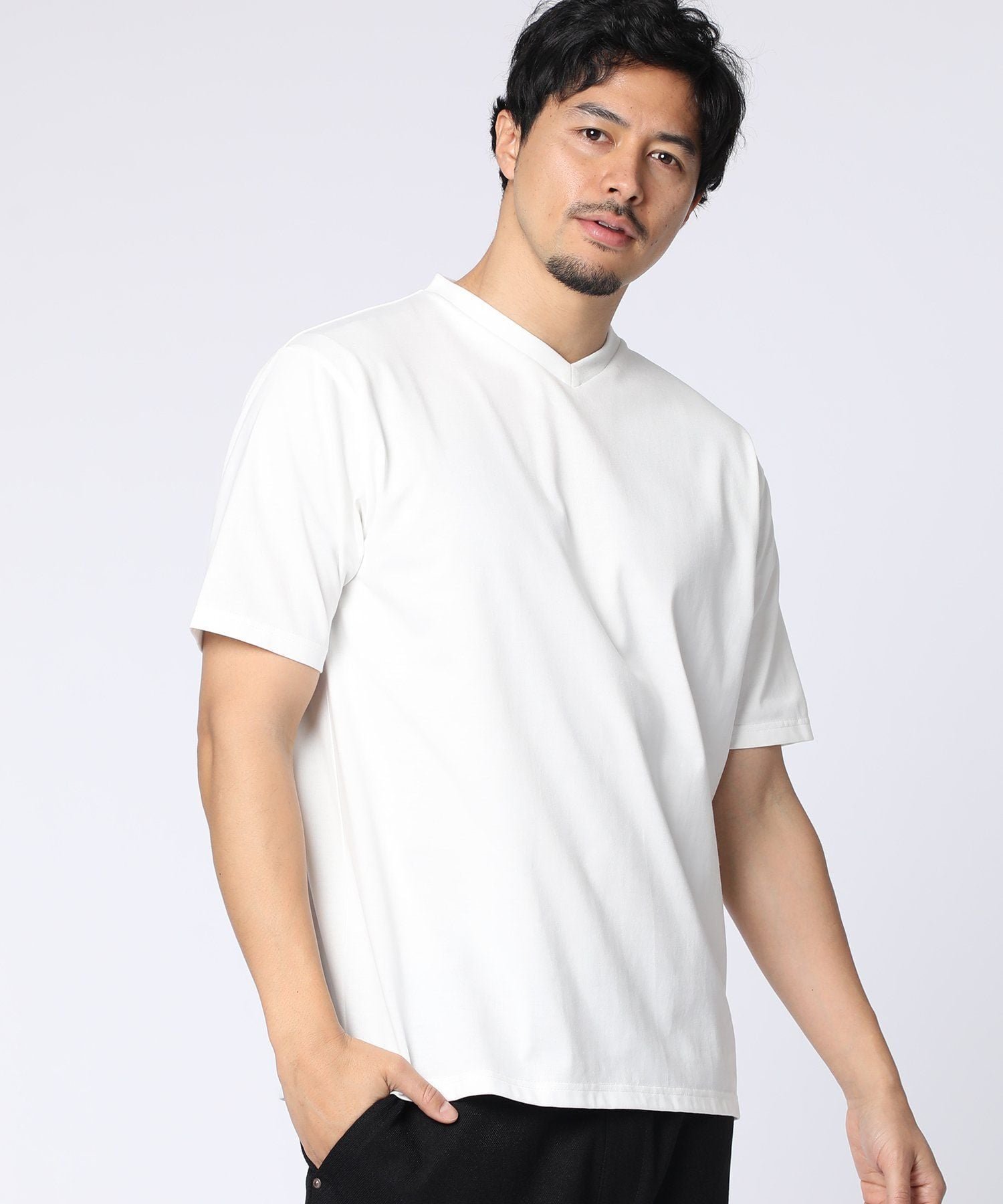 Psycho Bunny [WEB限定]2PACK VネックTシャツ サイコバニー トップス カットソー・Tシャツ ブラック ホワイト【送料無料】