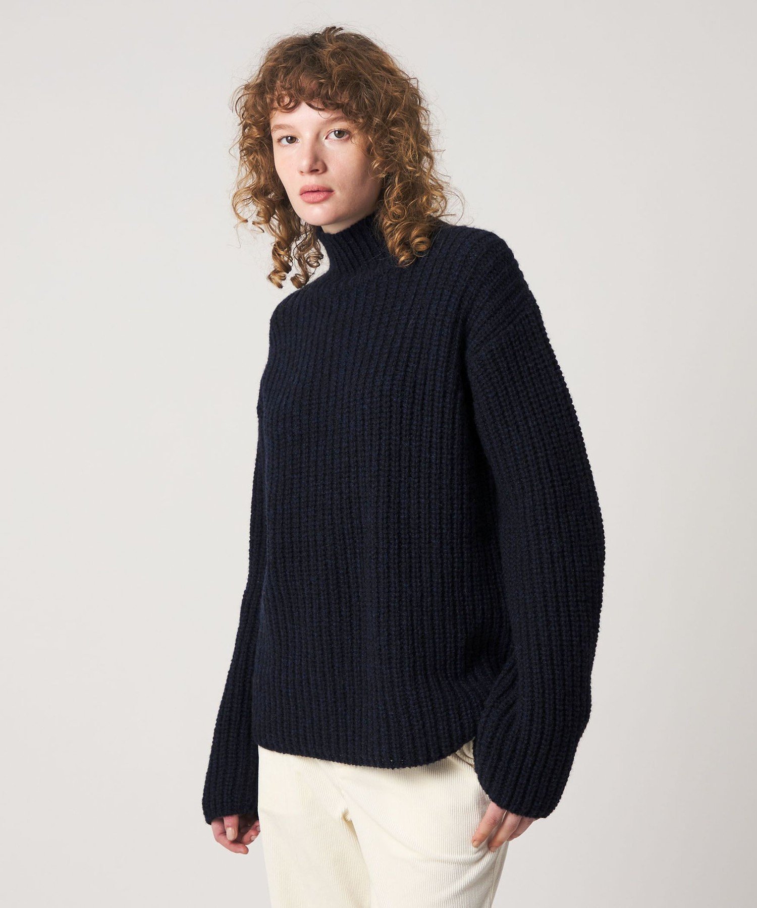 【SALE／30%OFF】Steven Alan ＜Steven Alan＞メランジ ウール タートルネック ニット ユナイテッドアローズ アウトレット トップス ニット ネイビー【送料無料】 stylife-15718307 Rakuten Fashion サンプル画像3