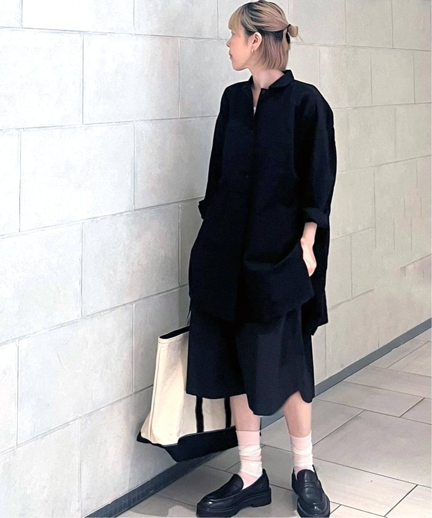 journal standard luxe CLウェザー ワークシャツ ジャーナルスタンダード ラックス トップス シャツ・ブラウス ブラック ベージュ