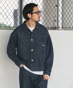 B:MING by BEAMS B:MING by BEAMS / コットンヘンプ デニム ジャケット(セットアップ対応) ビーミング ライフストア バイ ビームス ジャケット・アウター ブルゾン・ジャンパー ブルー ネイビー【送料無料】