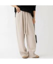 【SALE/30%OFF】Rouge vif la cle 【セットアップ対応】ゆるニットパンツ ルージュ・ヴィフ ラクレ パンツ その他のパンツ ブラウン ベージュ【送料無料】
