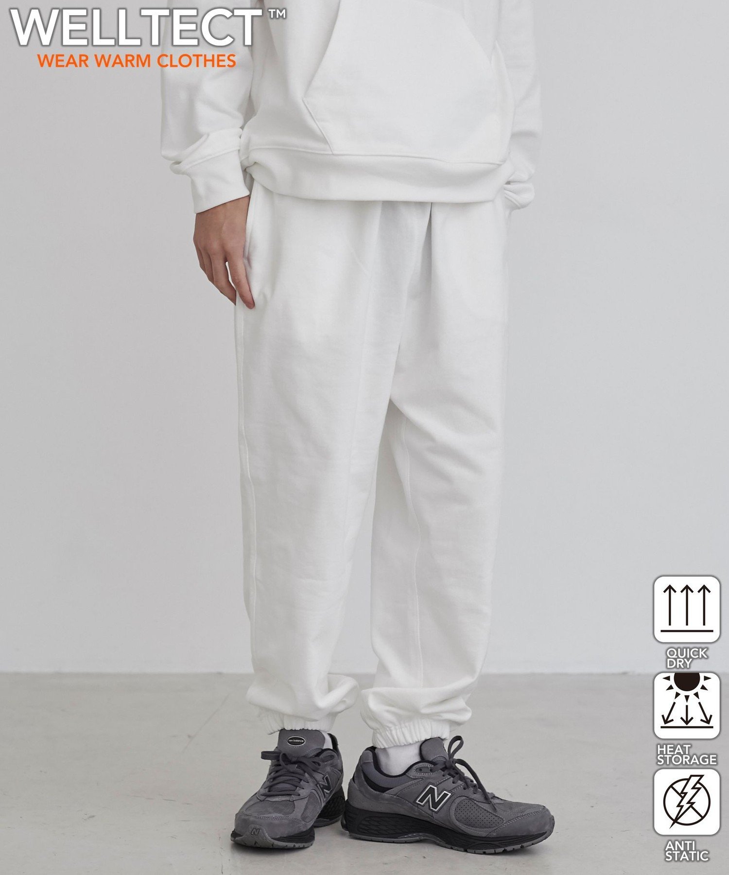 【SALE／46%OFF】coen 【WELLTECT】ワンポイントロゴ刺繍スウェットパンツ コーエン パンツ その他のパンツ グリーン ホワイト ブラック